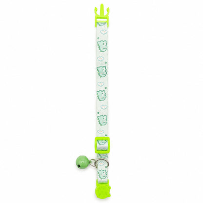 Talking Dog Club  Talking Dog Club - Everyday Cat Collars - With Attached Bell - Dino