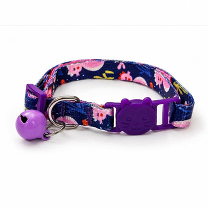 Talking Dog Club  Talking Dog Club - Everyday Cat Collars - With Attached Bell - Sea Horse