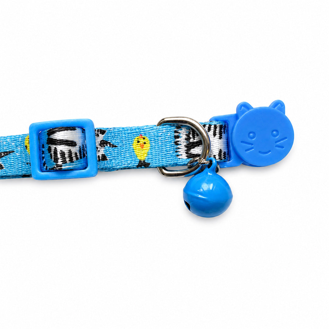 Talking Dog Club  Talking Dog Club - Everyday Cat Collars - With Attached Bell - Unicorn Cat