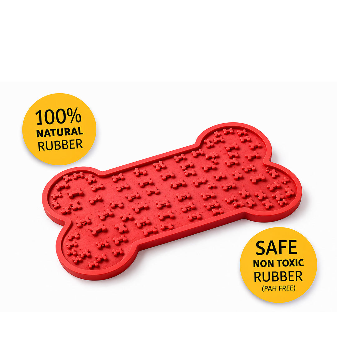 Talking Dog Club  Talking Dog Club - Lickable - Bone Shape Lick Mat