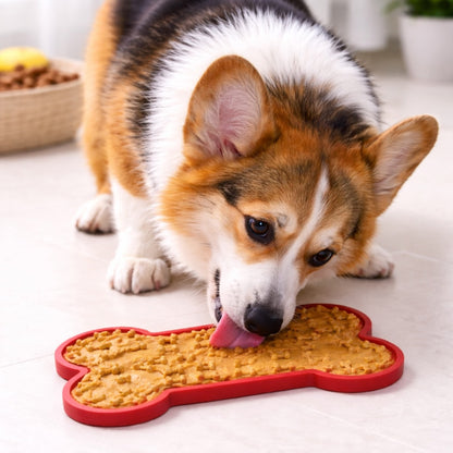 Talking Dog Club  Talking Dog Club - Lickable - Bone Shape Lick Mat