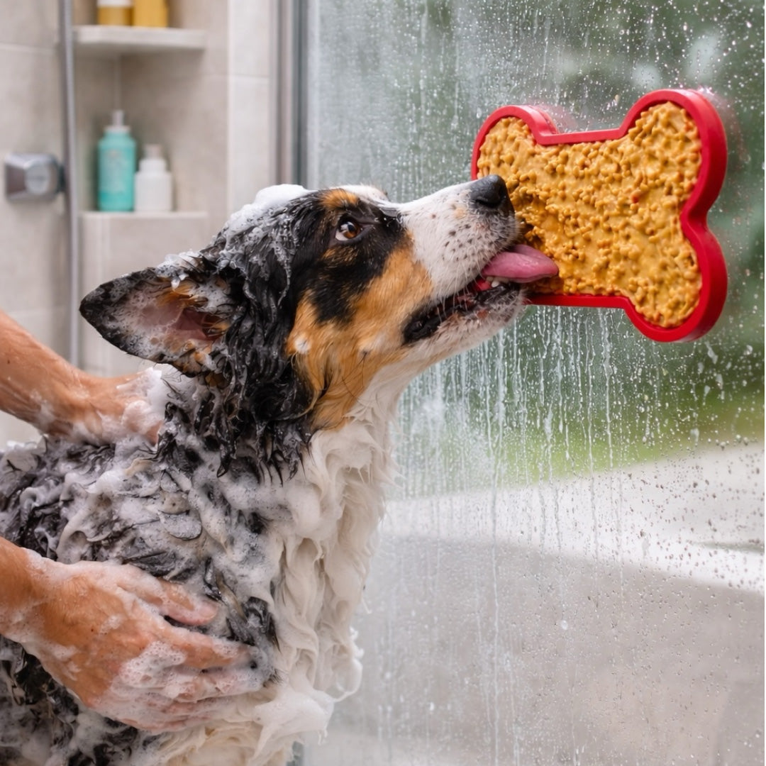 Talking Dog Club  Talking Dog Club - Lickable - Bone Shape Lick Mat