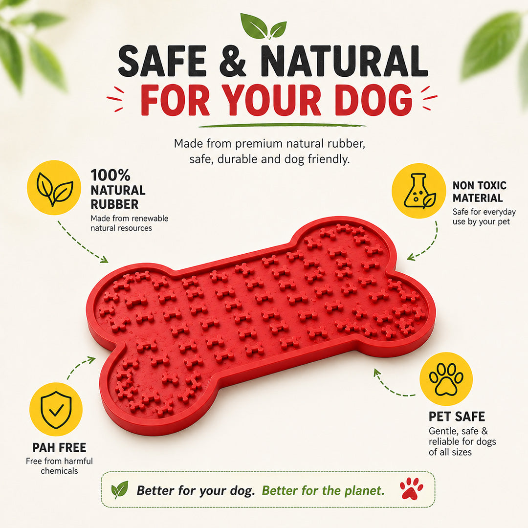 Talking Dog Club  Talking Dog Club - Lickable - Bone Shape Lick Mat