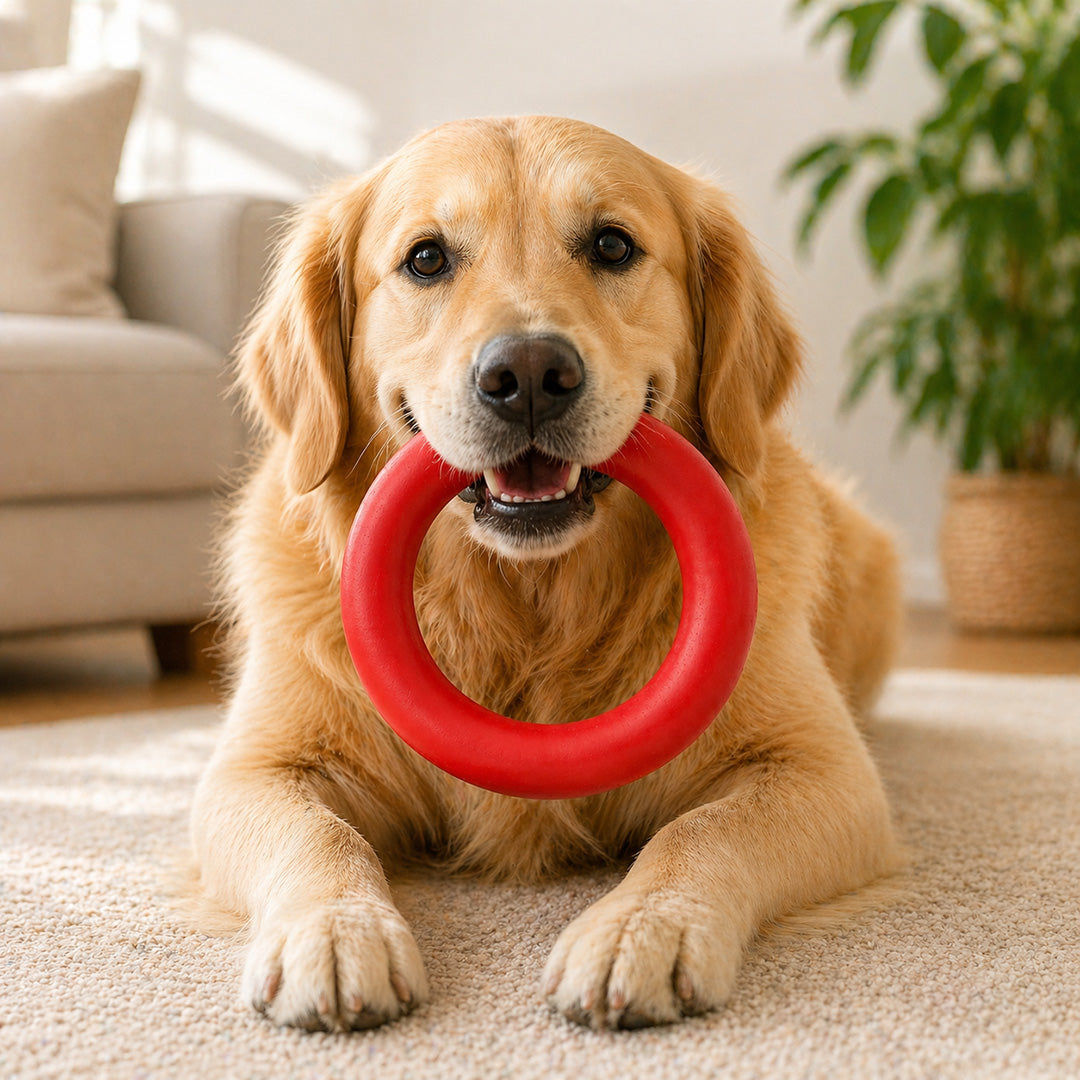 Talking Dog Club  Talking Dog Club - Sturdy - Ringa a Ring- Natural Rubber Toy