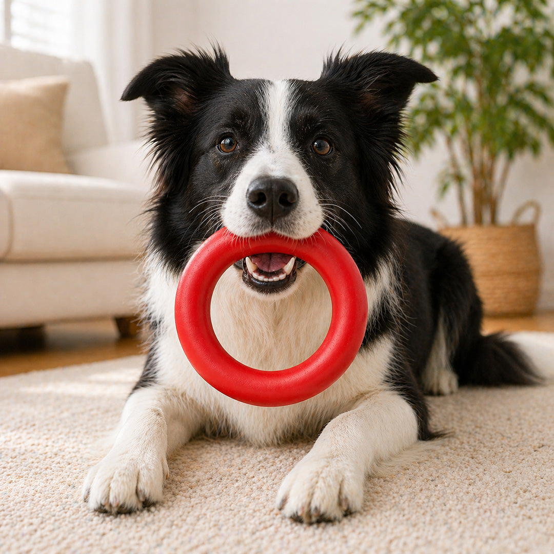 Talking Dog Club  Talking Dog Club - Sturdy - Ringa a Ring- Natural Rubber Toy