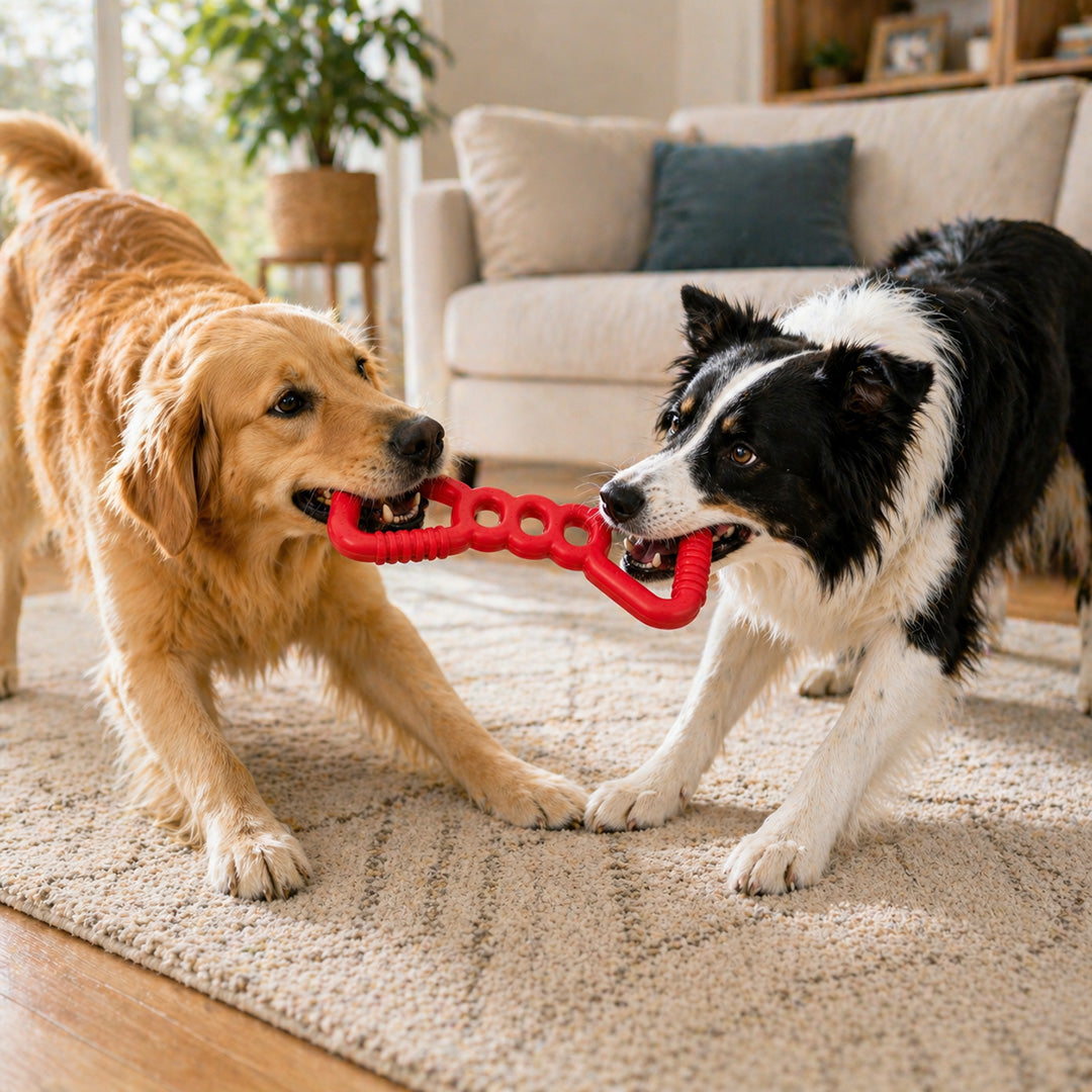 Talking Dog Club  Talking Dog Club - Sturdy - Tug Off - Natural Rubber Toy