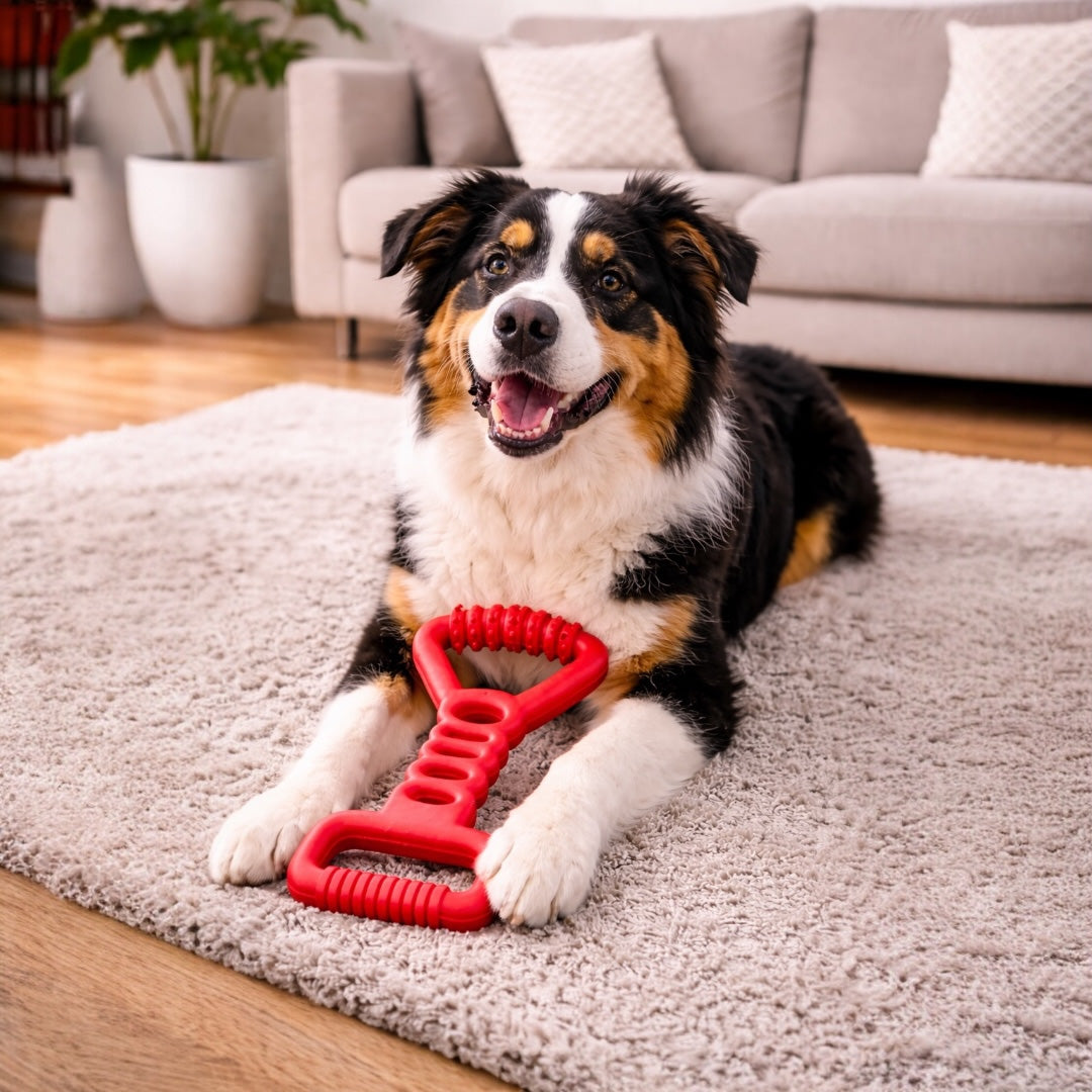 Talking Dog Club  Talking Dog Club - Sturdy - Tug Off - Natural Rubber Toy