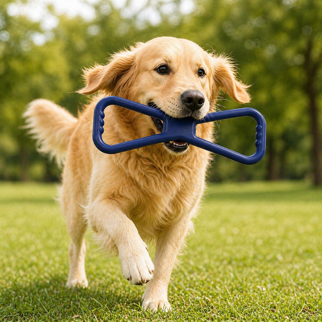 Talking Dog Club  Talking Dog Club - Sturdy - XL Infinity Pull - Natural Rubber Toy