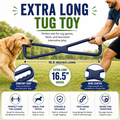 Talking Dog Club  Talking Dog Club - Sturdy - XL Infinity Pull - Natural Rubber Toy