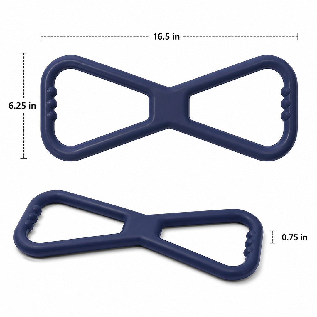Talking Dog Club  Talking Dog Club - Sturdy - XL Infinity Pull - Natural Rubber Toy