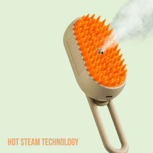 Talking Dog Club  3-in-1 Pet Steam Grooming Brush