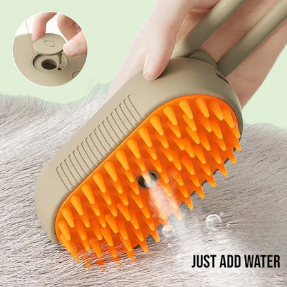 Talking Dog Club  3-in-1 Pet Steam Grooming Brush