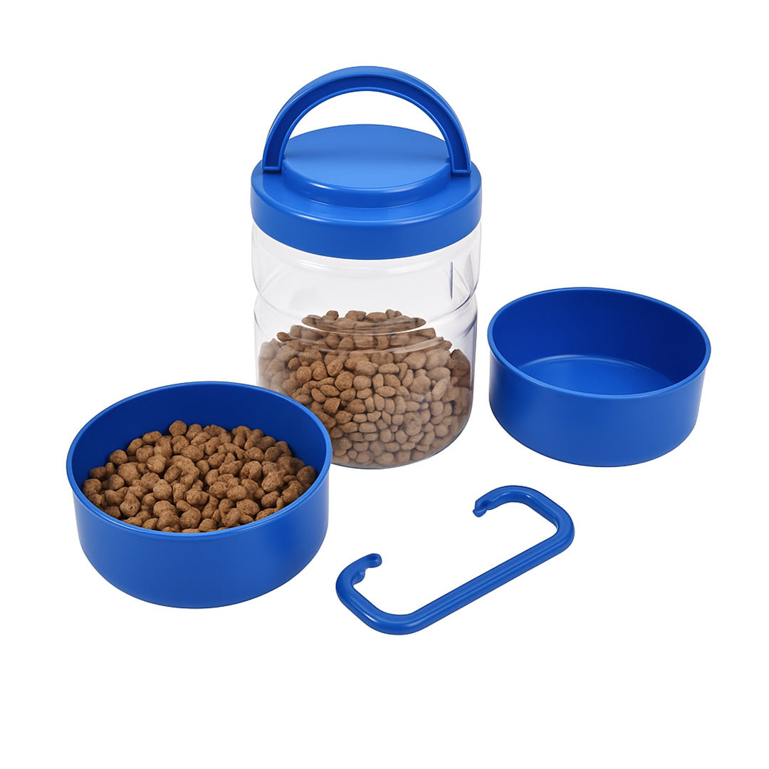 Talking Dog Club  3 in 1 Travel Bowl Set