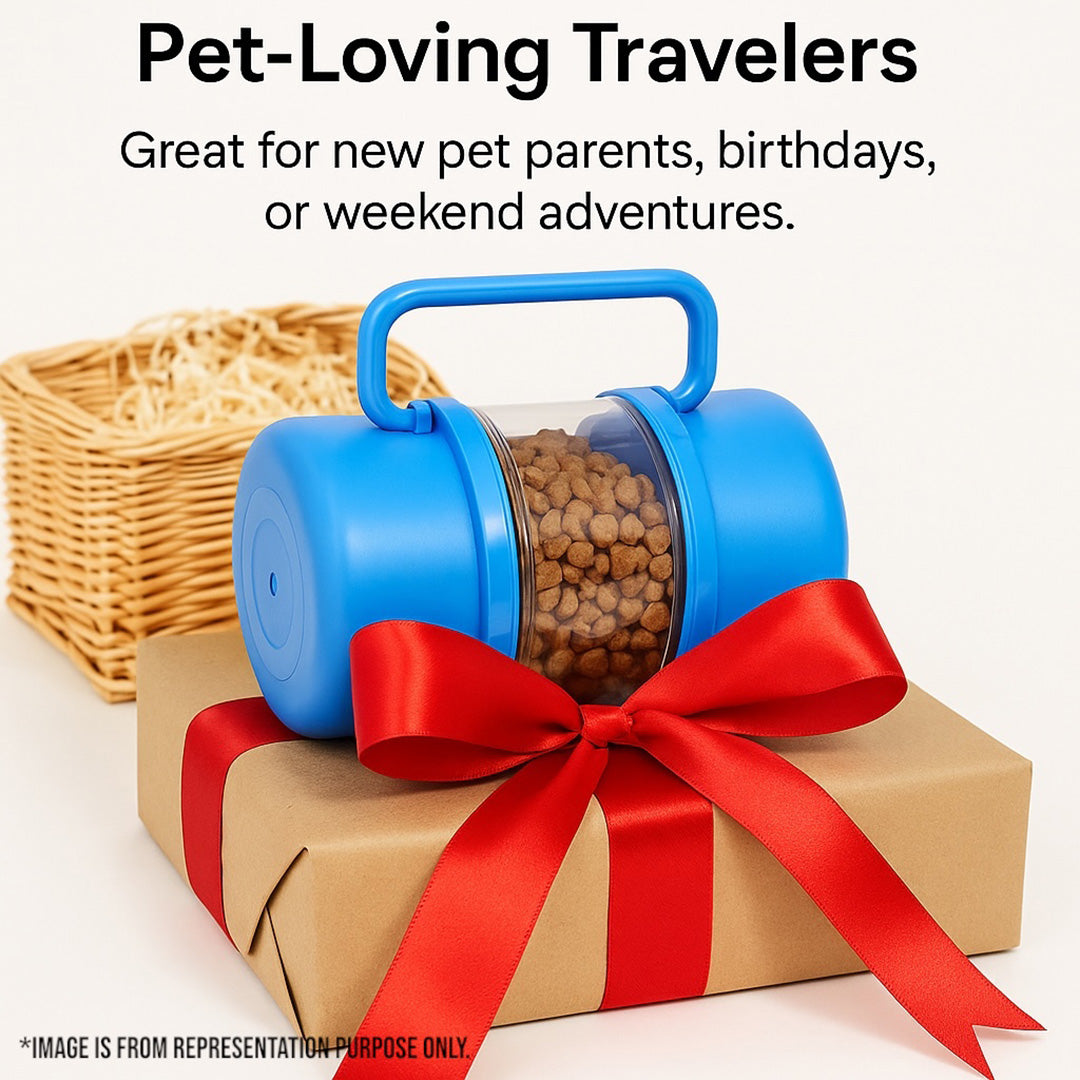 Talking Dog Club  3 in 1 Travel Bowl Set