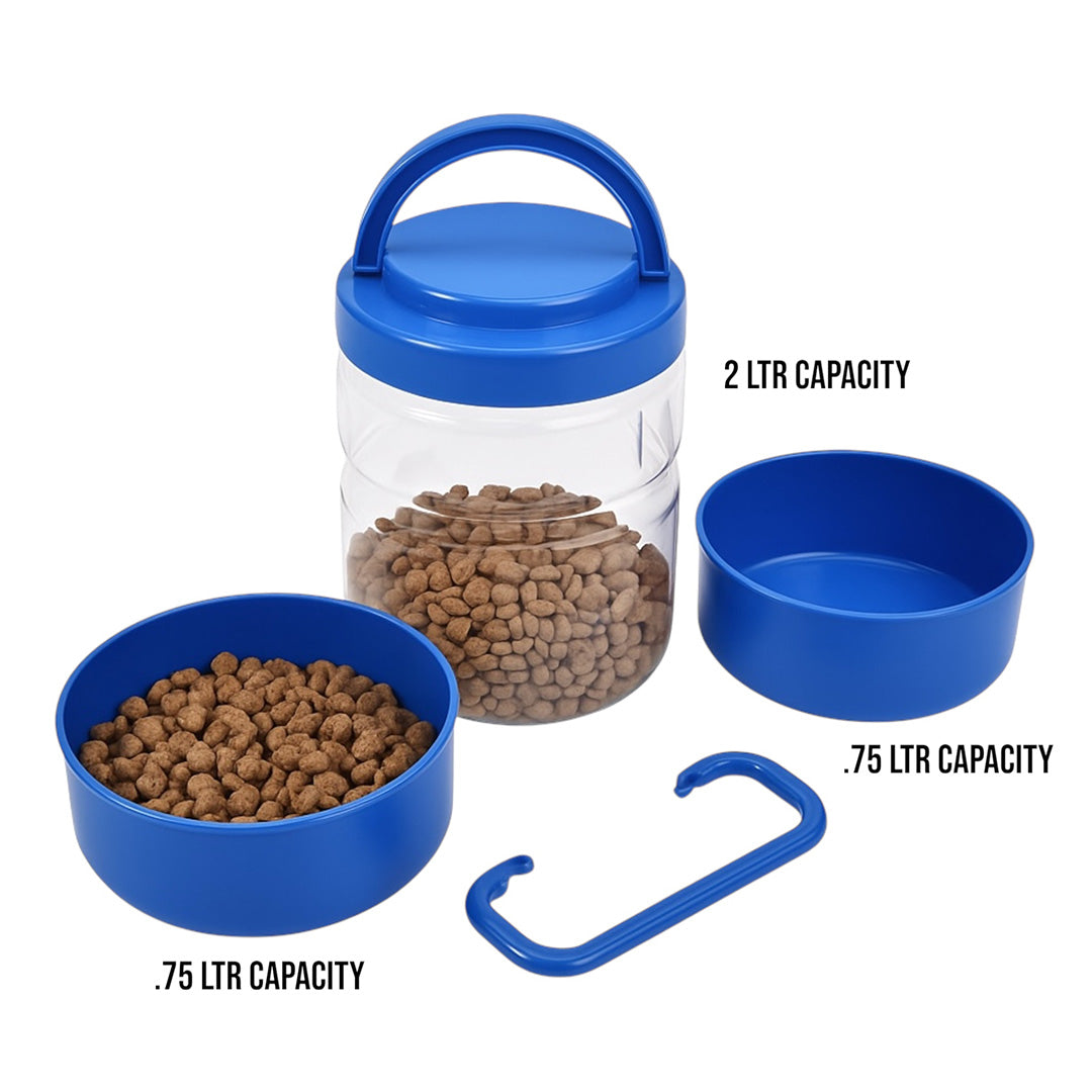 Talking Dog Club  3 in 1 Travel Bowl Set