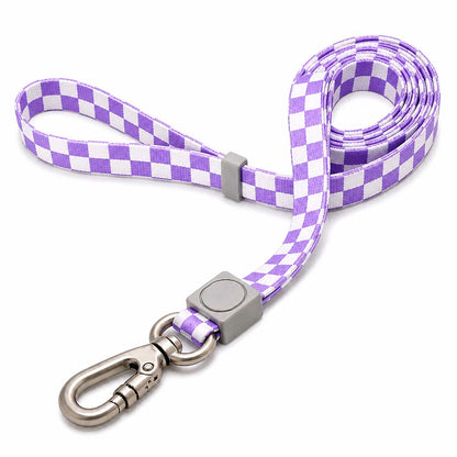 Talking Dog Club  Talking Dog Club - Checkmate Leash and Collar Combo - Purple