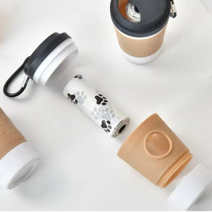 Talking Dog Club  Coffee Cup Poop Bag Holder