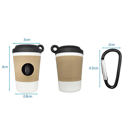 Talking Dog Club  Coffee Cup Poop Bag Holder