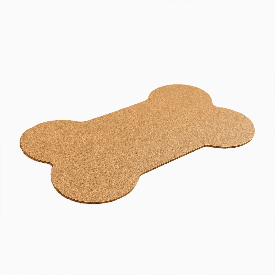 Talking Dog Club  Cork - a - Mat - Floor Food & Water Mat