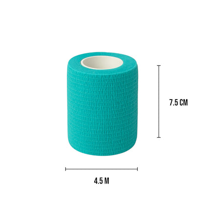 Talking Dog Club  Cover them Paws - Self Adhesive Wraps - Aqua Green