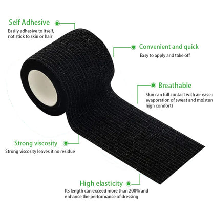 Talking Dog Club  Cover them Paws - Self Adhesive Wraps - Black