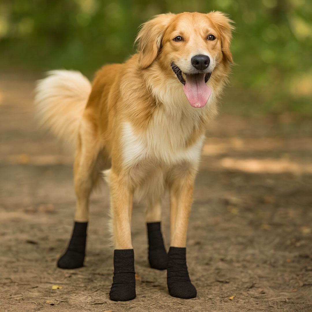 Talking Dog Club  Cover them Paws - Self Adhesive Wraps - Black