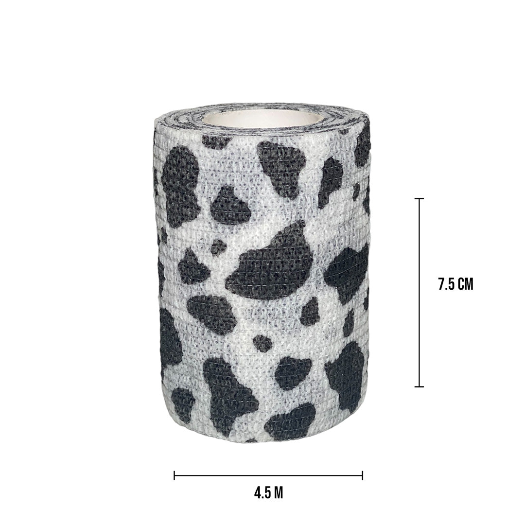 Talking Dog Club  Cover them Paws - Self Adhesive Wraps - Cow