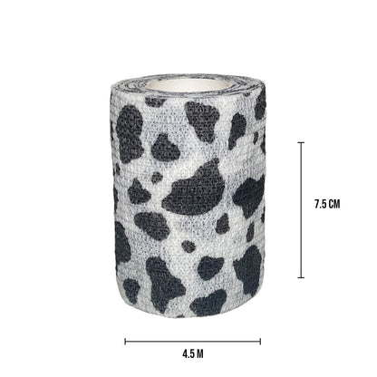 Talking Dog Club  Cover them Paws - Self Adhesive Wraps - Cow