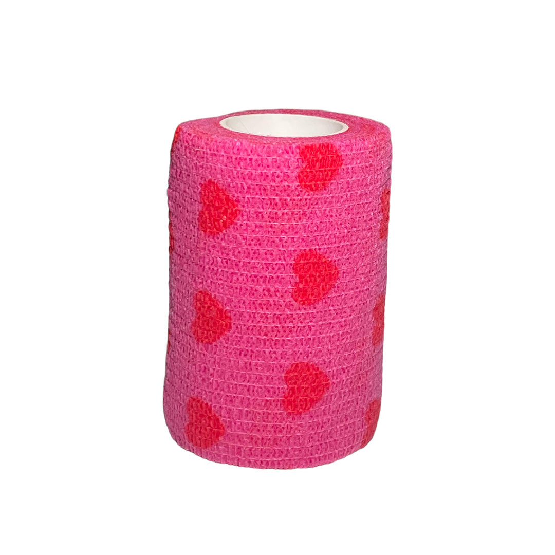 Talking Dog Club  Cover them Paws - Self Adhesive Wraps - Hearts