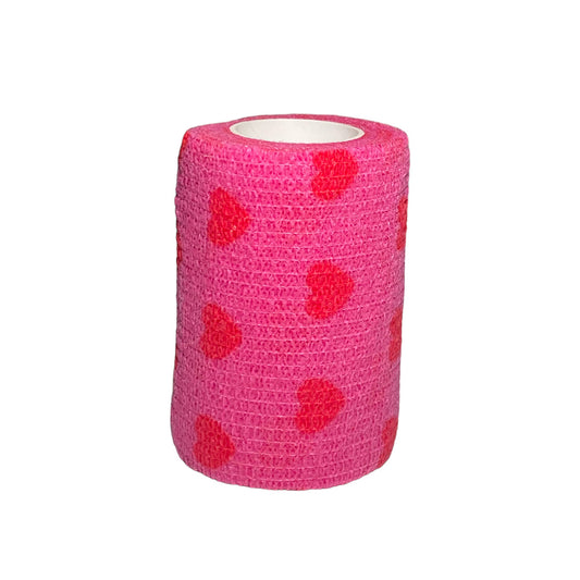 Talking Dog Club  Cover them Paws - Self Adhesive Wraps - Hearts