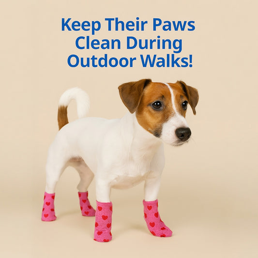 Talking Dog Club Cover them Paws - Self Adhesive Wraps - Hearts