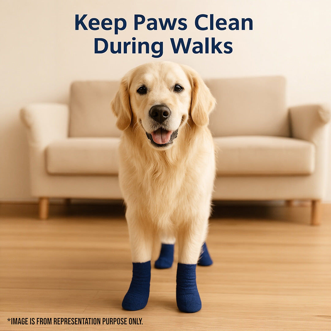 Talking Dog Club  Cover them Paws - Self Adhesive Wraps - Navy