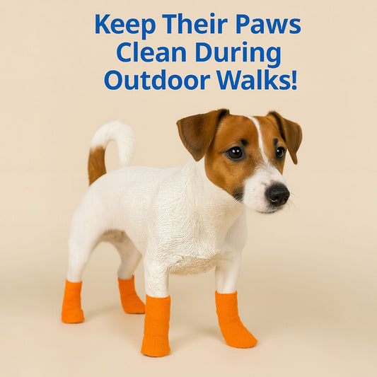 Talking Dog Club Cover them Paws - Self Adhesive Wraps - Orange