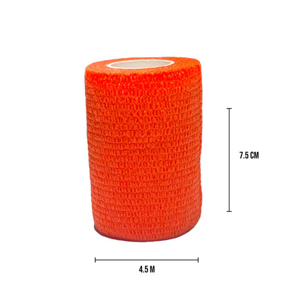 Talking Dog Club  Cover them Paws - Self Adhesive Wraps - Orange