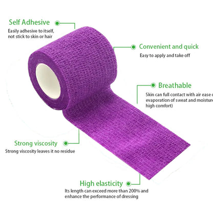 Talking Dog Club  Cover them Paws - Self Adhesive Wraps - Purple
