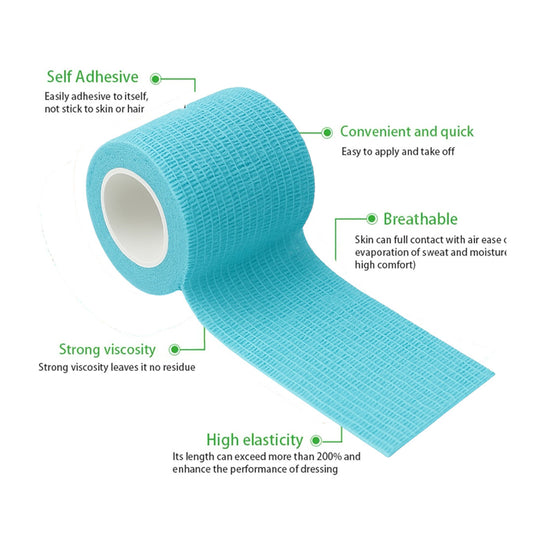 Talking Dog Club  Cover them Paws - Self Adhesive Wraps - Sky Blue