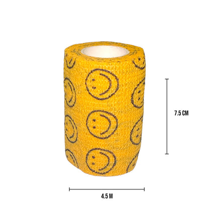 Talking Dog Club  Cover them Paws - Self Adhesive Wraps - Smiley