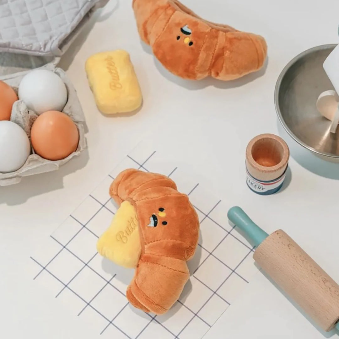 Talking Dog Club  Crusty Croissant - Plush Toy