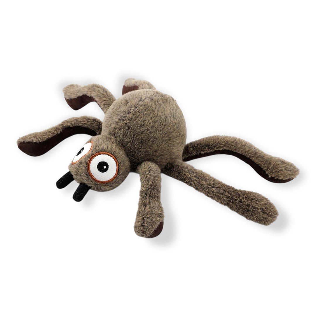 Talking Dog Club  Itsy Bitsy Spider Plush - Ultrasonic-Silent Squeaker Toy