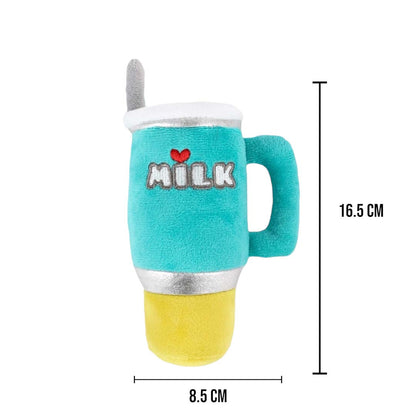 Talking Dog Club  Milk Mug Plush Toy for Dogs