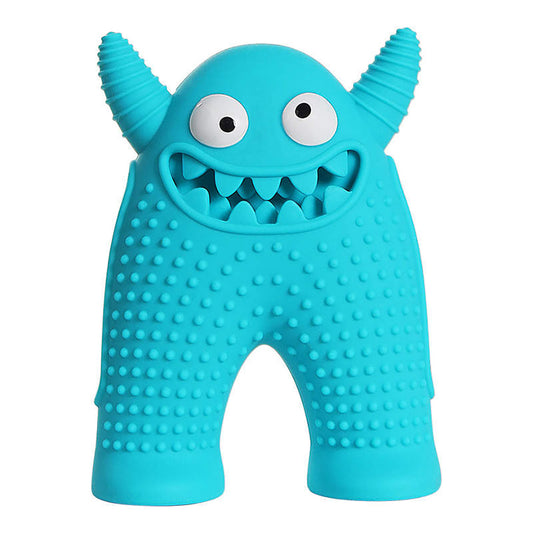 Talking Dog Club Monster Tough Rubber Chew Toy - Blue