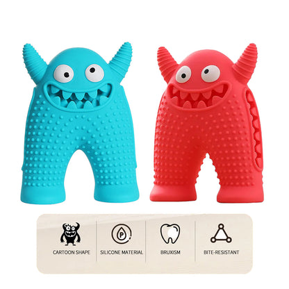Talking Dog Club Monster Tough Rubber Chew Toy - Blue