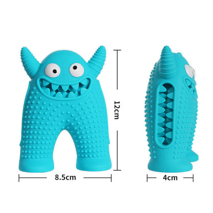 Talking Dog Club Monster Tough Rubber Chew Toy - Blue