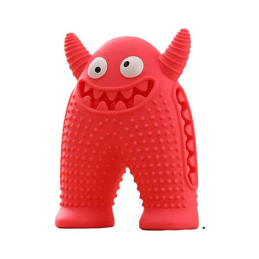 Talking Dog Club  Monster Tough Rubber Chew Toy - Pink