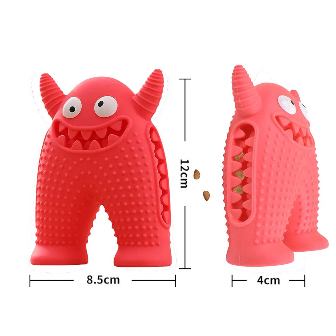 Talking Dog Club  Monster Tough Rubber Chew Toy - Pink