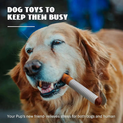 Talking Dog Club  No Smoke Cigarette + Cover - Plush Toy for Dogs