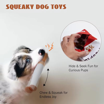 Talking Dog Club  No Smoke Cigarette + Cover - Plush Toy for Dogs