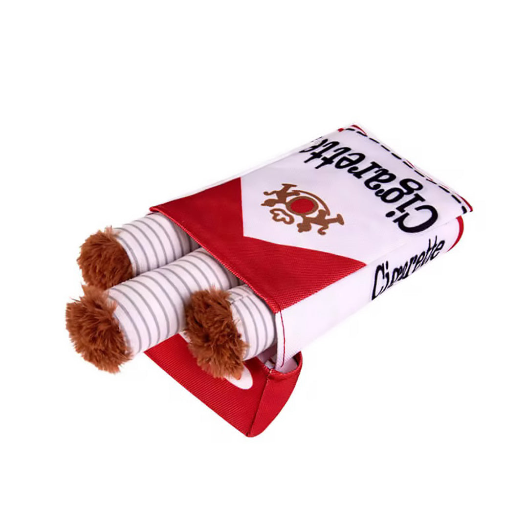 Talking Dog Club  No Smoke Cigarette + Cover - Plush Toy for Dogs