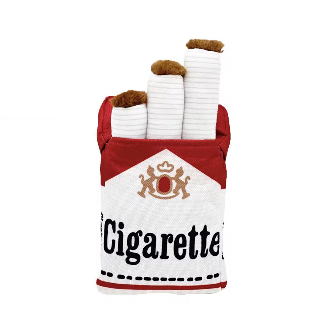 Talking Dog Club  No Smoke Cigarette + Cover - Plush Toy for Dogs