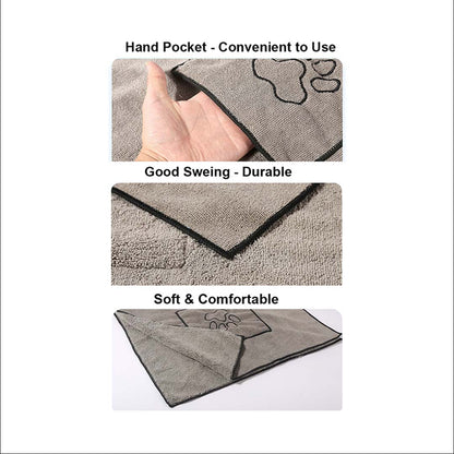 Talking Dog Club  Quick Dry Pet Towel
